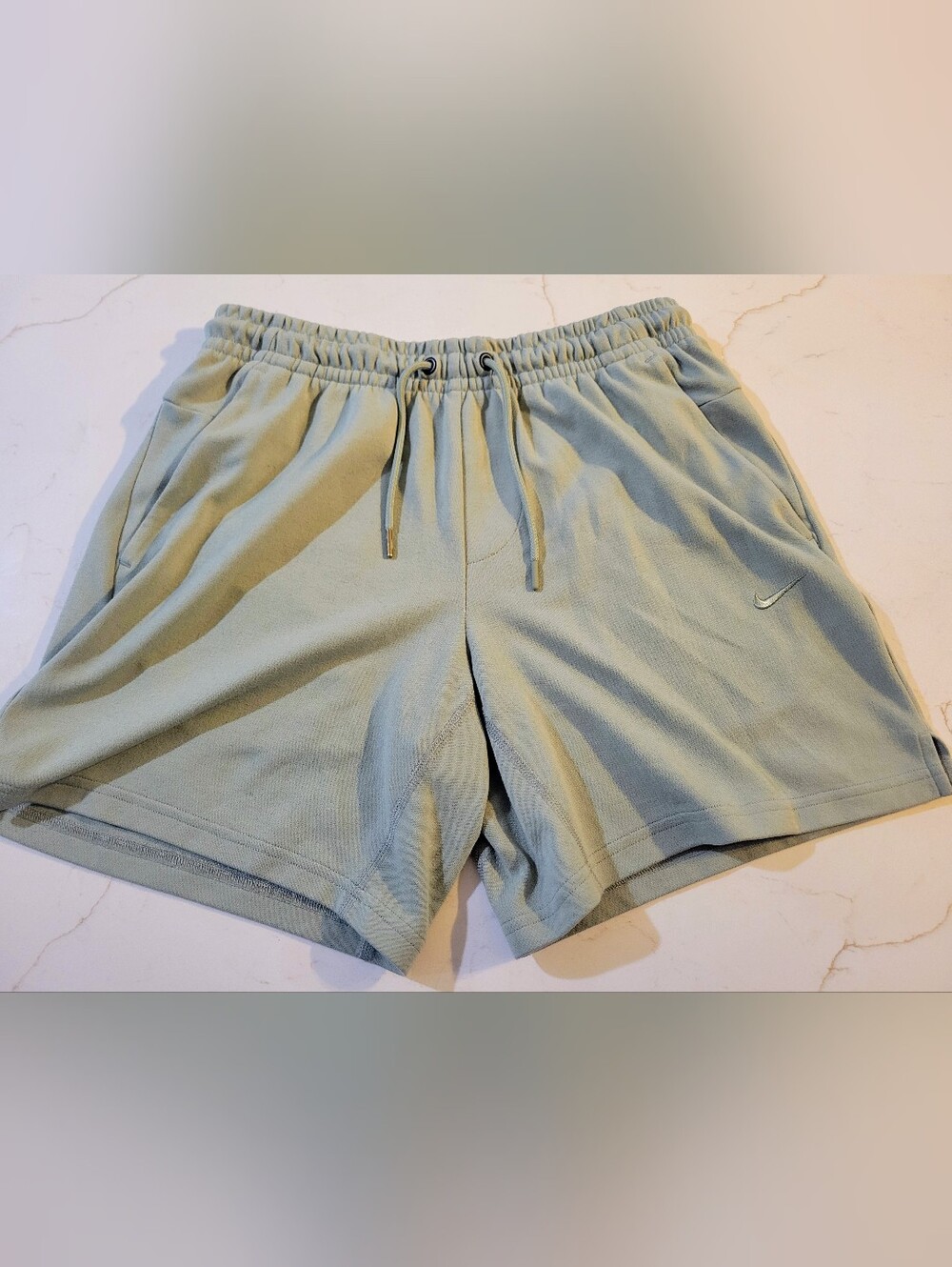 Nike Men's Sage Green Athletic Shorts